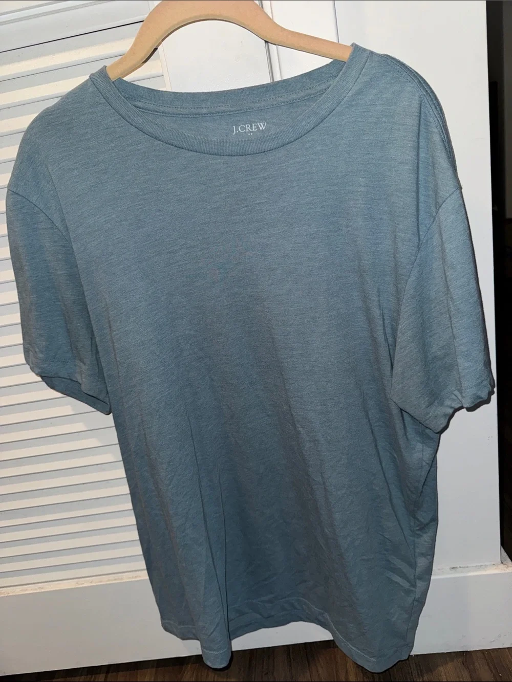 J. Crew Men's Blue Crewneck Short Sleeve Tee